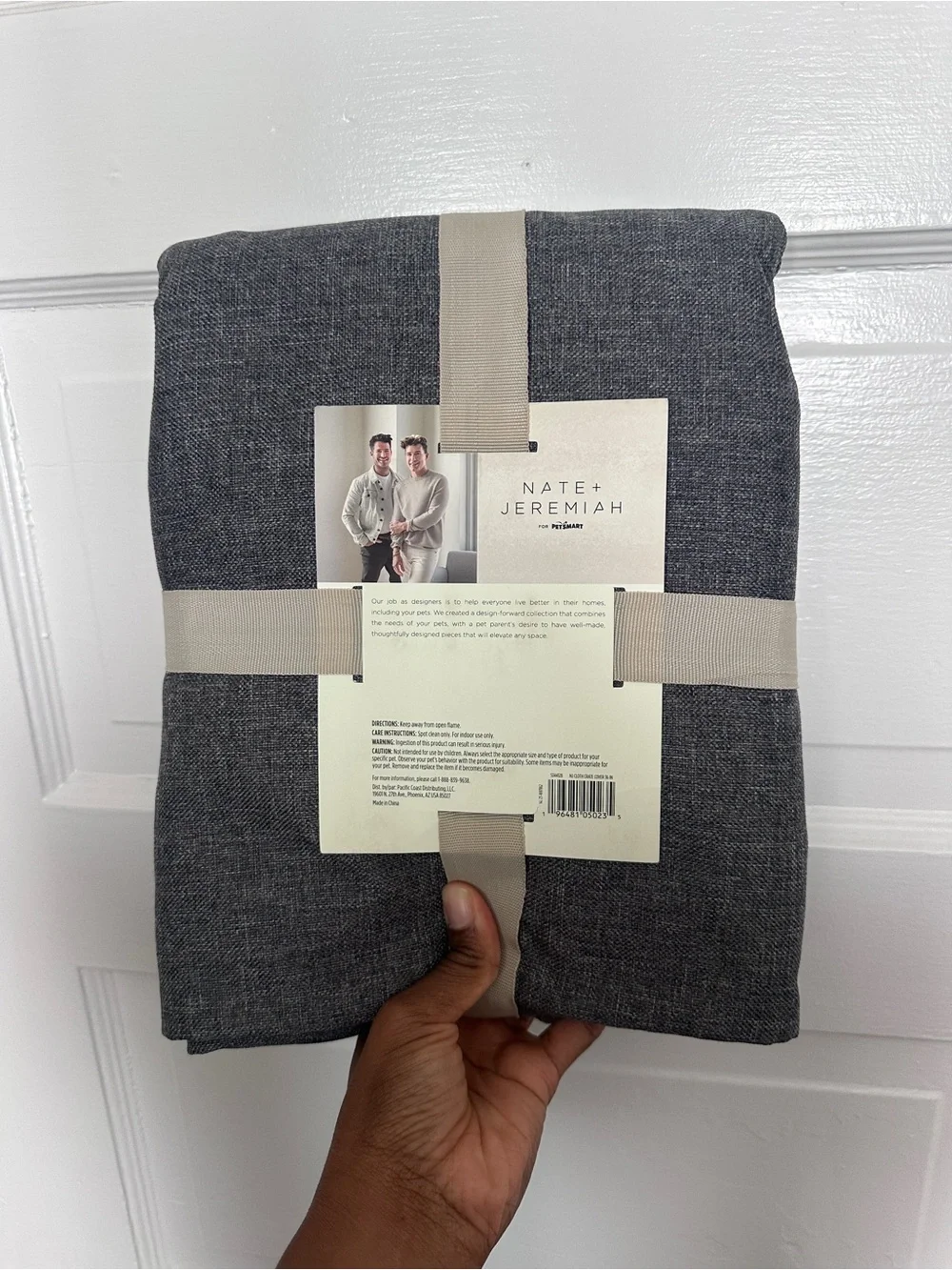 Nate + Jeremiah gray crate